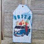 Ibiza bord Blauwe Bus 60 cm