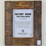 Factory fotolijst van gerecycled hout Medium 13x18 cm