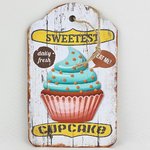 Wandbord Sweetest Cupcake 24 cm