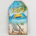 Summer Beach Tours wandbord 27 cm