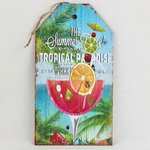 Tropical Paradise wandbord 27 cm